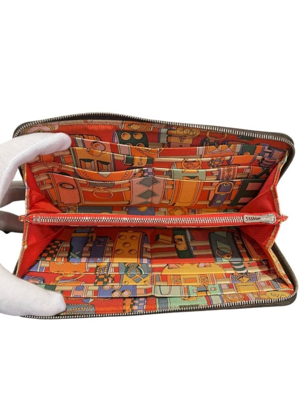 Hermes Azap Silk'in Wallet Veau Epsom - Picture 3 of 9